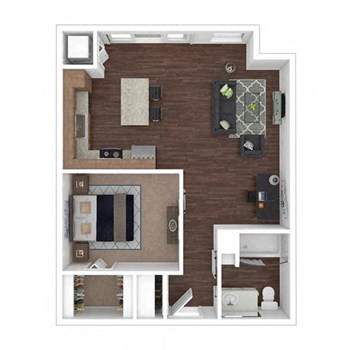 1H floor plan